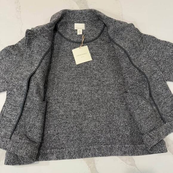 Cynthia Rowley NWT Button Up Jacket Blazer Shacket Gray Wool/Rayon Women’s 2X - Picture 6 of 7
